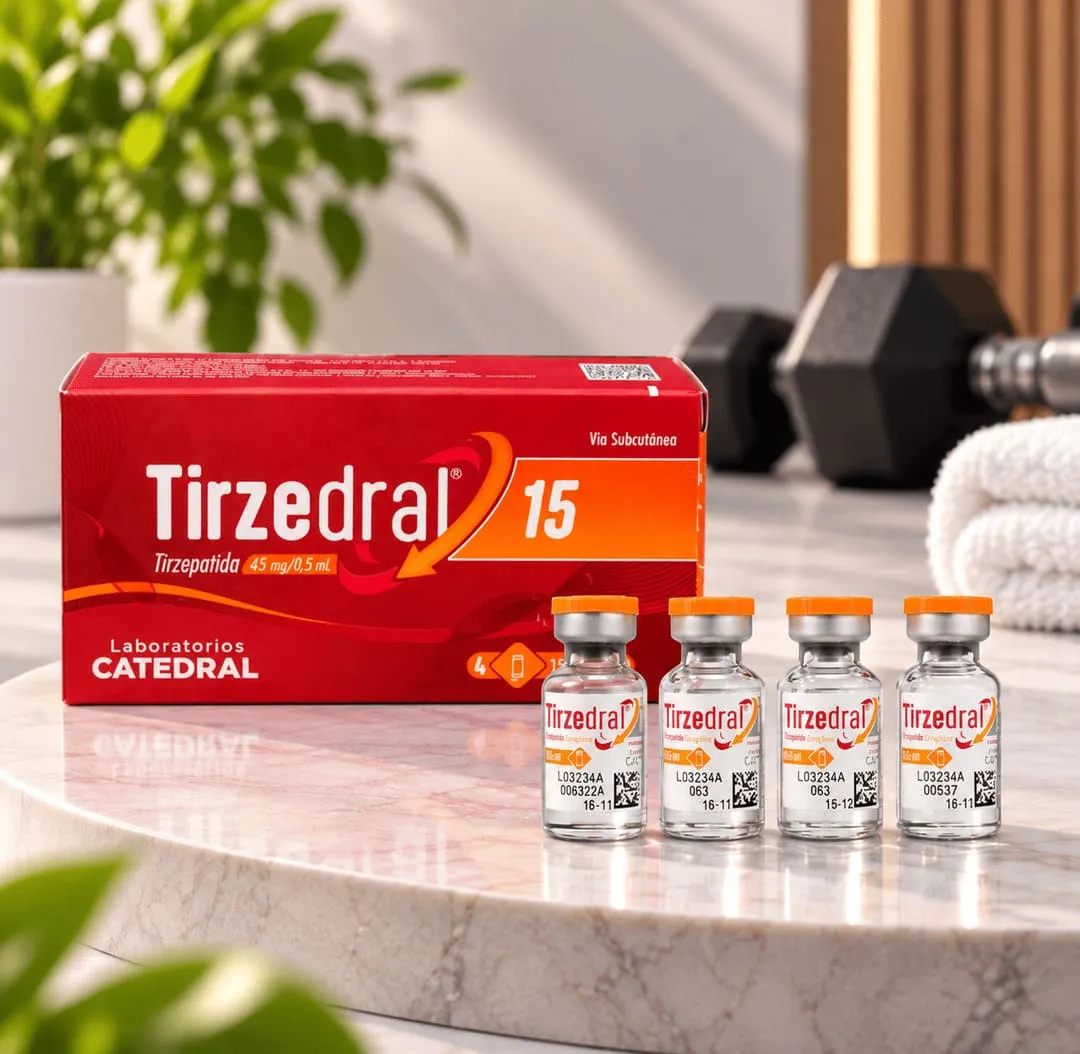 TIRZEDRAL 15MG LACRADA | 04 AMPOLAS