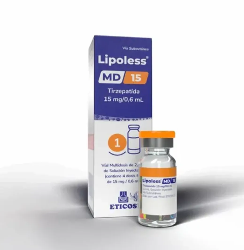 LIPOLESS MD 15 | 01 AMPOLA 2ML (60MG)